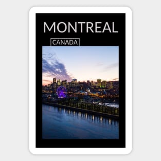 Montreal Quebec Canada Wheel Gift for Canadian Canada Day Present Souvenir T-shirt Hoodie Apparel Mug Notebook Tote Pillow Sticker Magnet Magnet